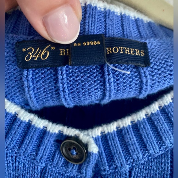 BROOK BROTHERS BEAUTIFUL COTTON CARDIGAN - Picture 2 of 7